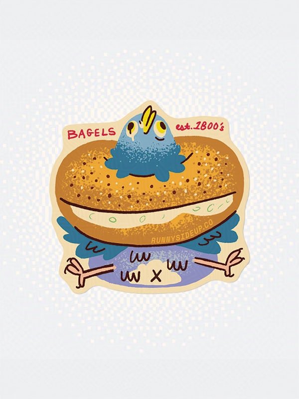 Poppy the Pigeon Sticker product image (1)