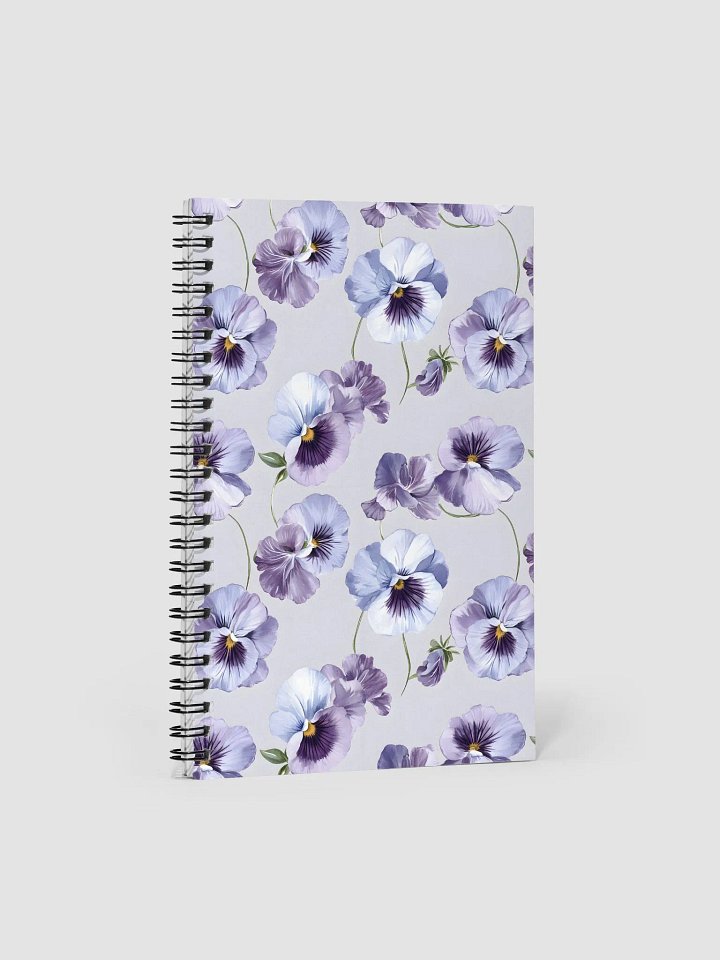 Pansy Spiral Notebook product image (1)