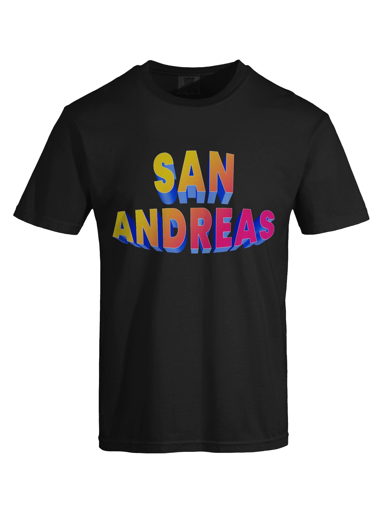 SAN ANDREAS 3D Gradient Tee product image (7)