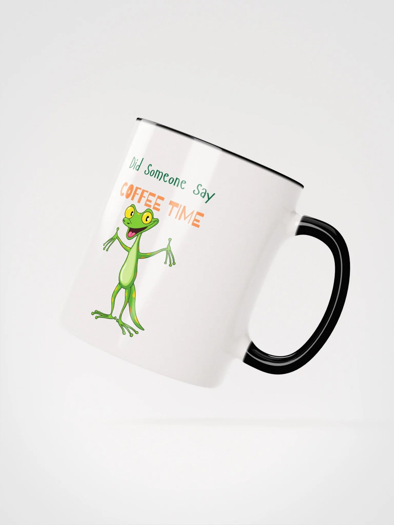Lively Gecko Coffee Time Ceramic Mug product image (20)