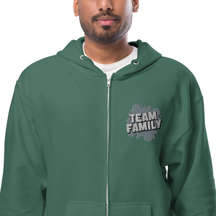 Team Family Zip-Up Embroidered Hoodie product image (8)