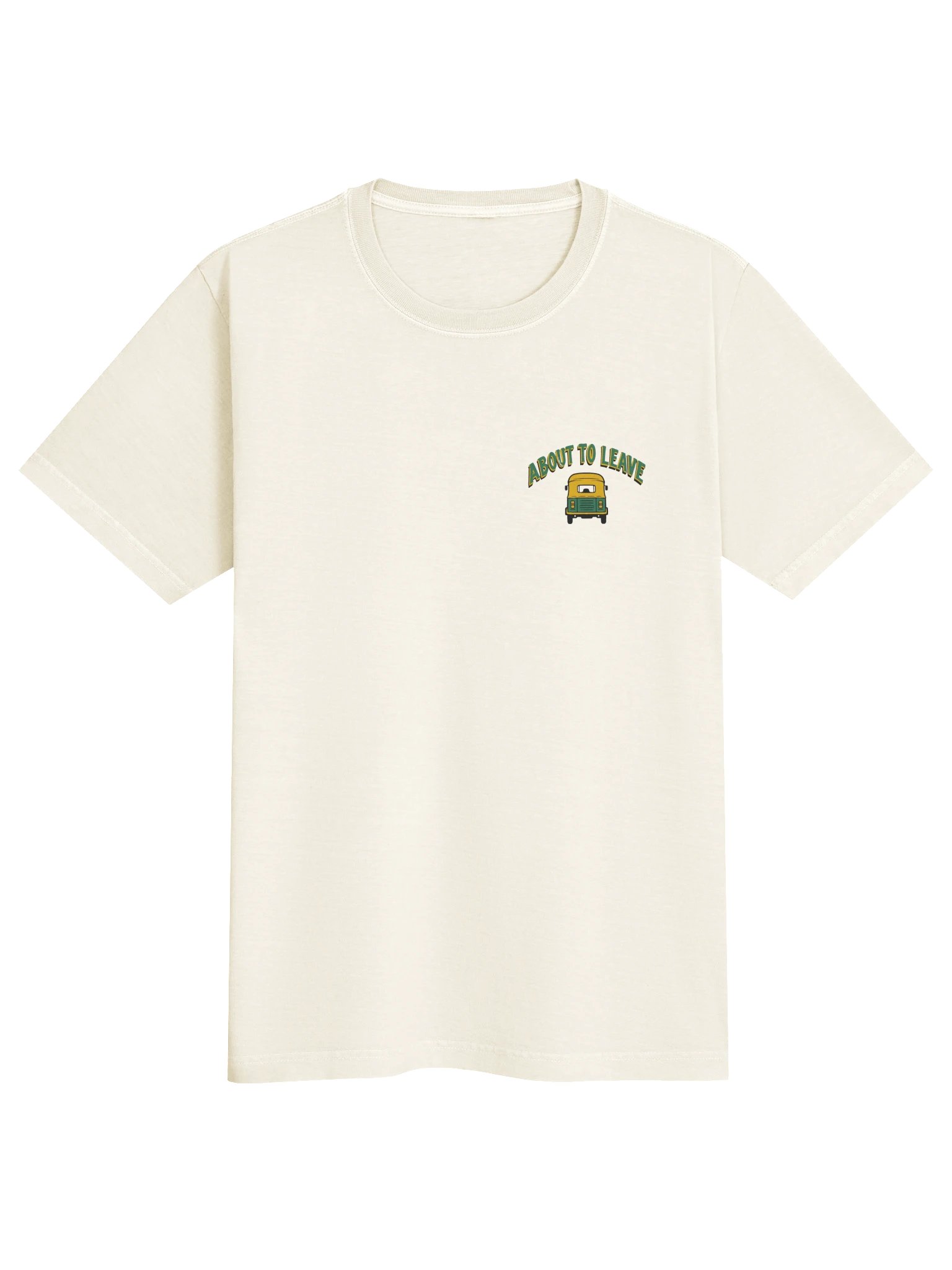 Bengaluru Traffic: Forever About to Leave (Heavyweight Tee, Front and Back) product image (1)