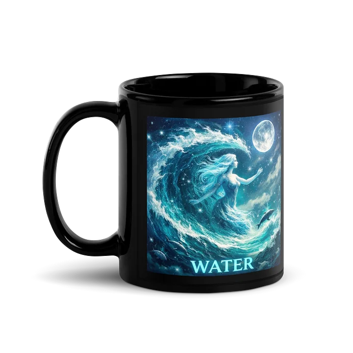 Ethereal Water Element- Black Mug product image (1)