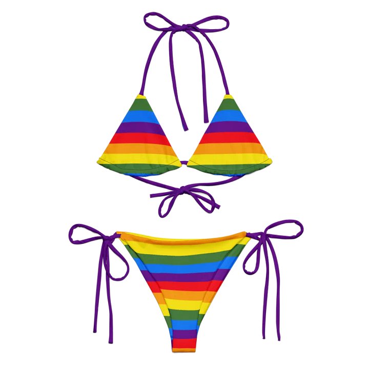 Rainbow Dreams Recycled Bikini Set product image (2)