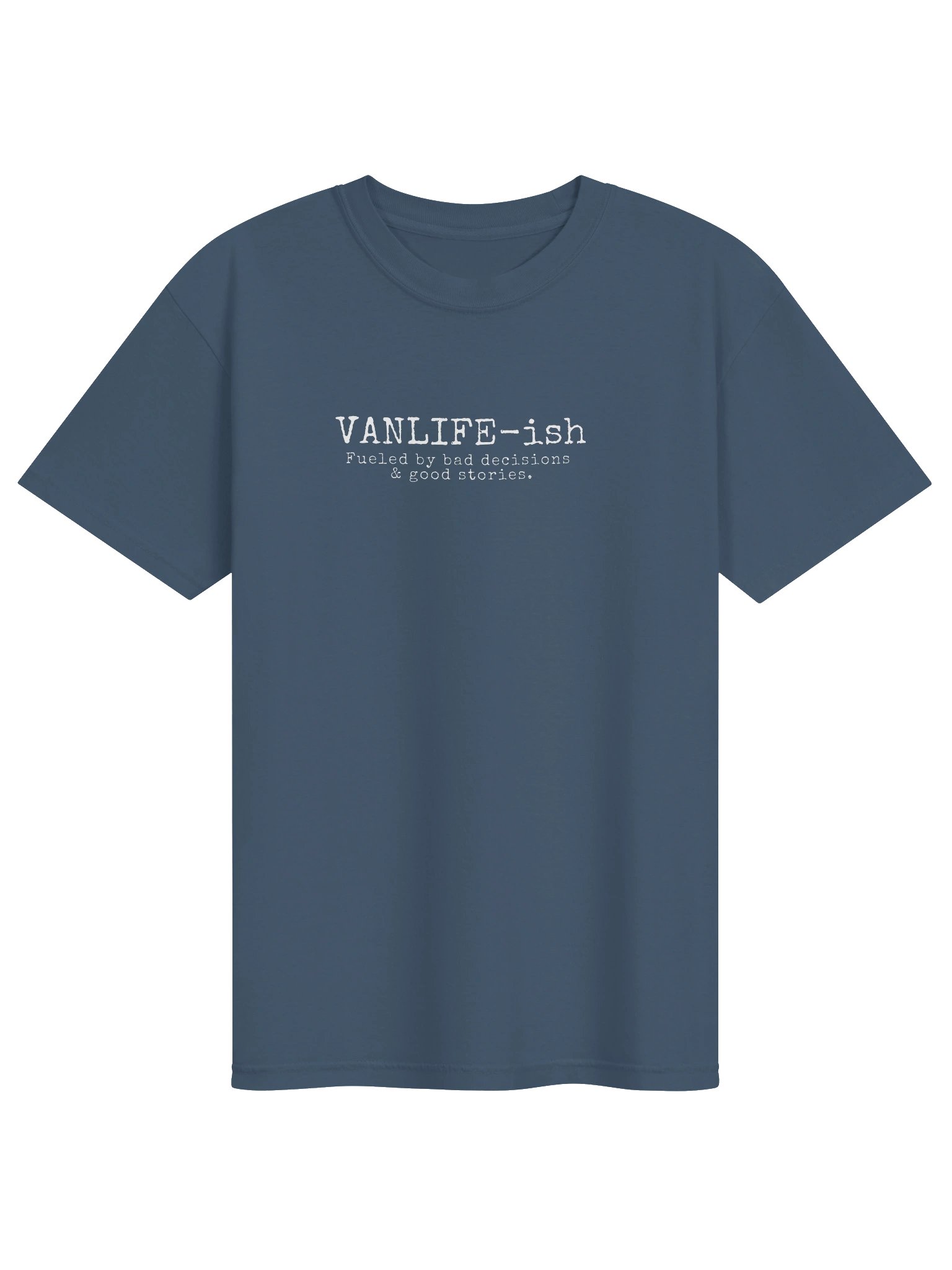 Vanlife-ish Definition Comfort Cotton Tee (Front & Back) product image (1)