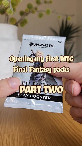 And pack two!

I cant believe I pulled such cool cards, and from my favourite Final Fantasy games too!! I discovered afterwar...