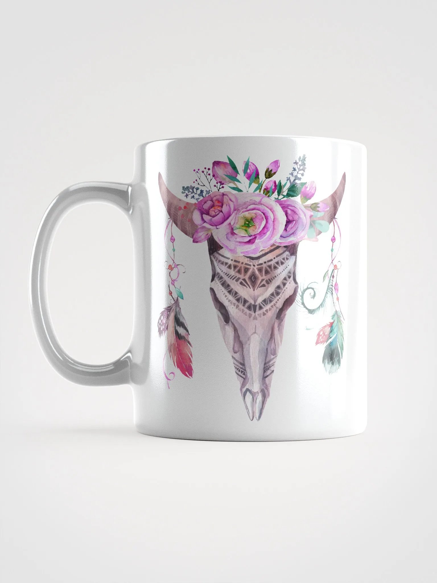 Whimsical Skulls and Florals Mug product image (6)