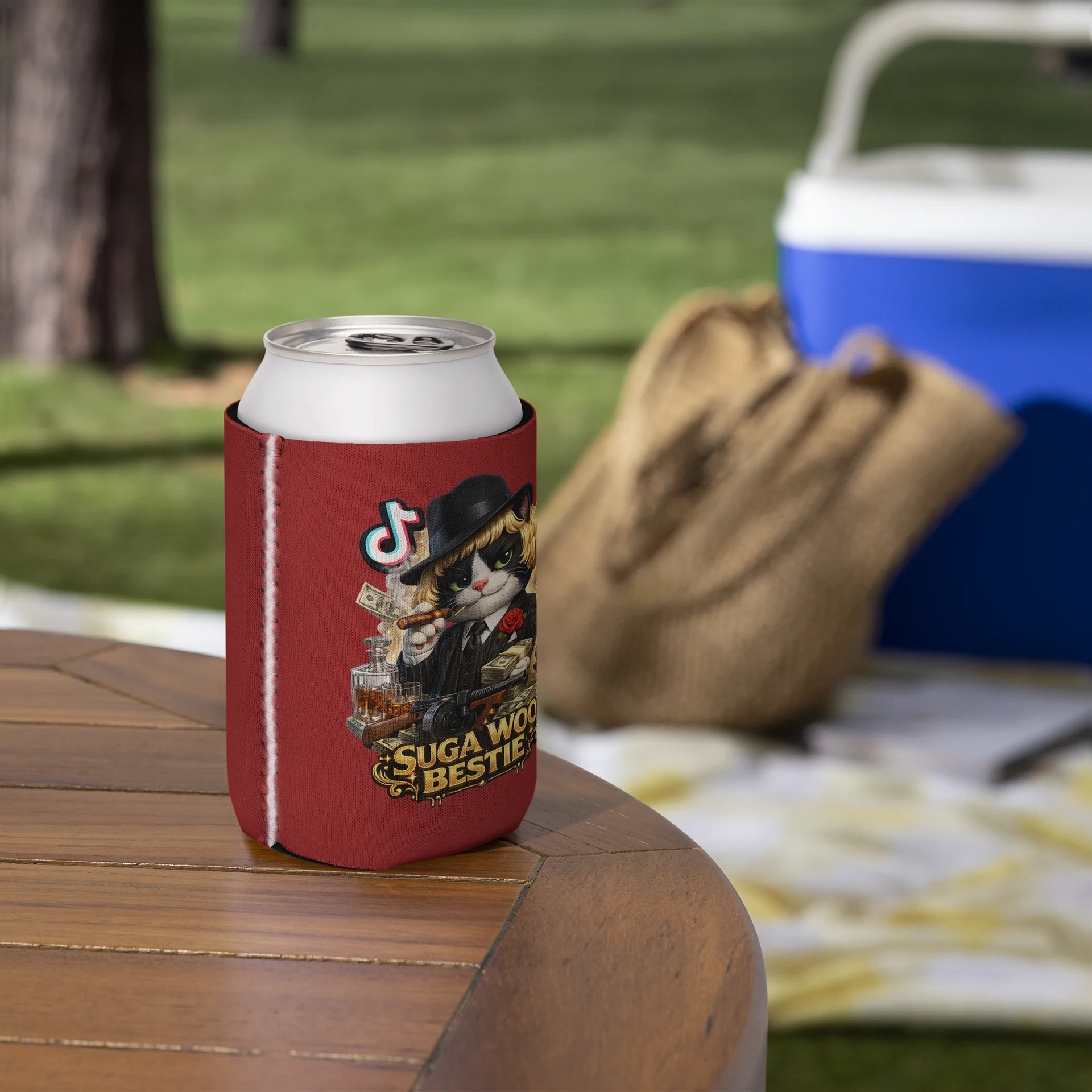 ''Suga Woo Bestie Mafia'' Coozie Can Cooler product image (8)