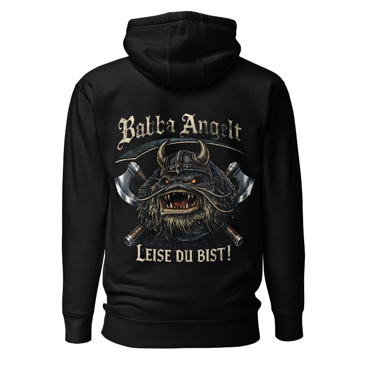 🔥 Fierce Angler – Unisex Premium Hoodie (Rückenprint) product image (1)