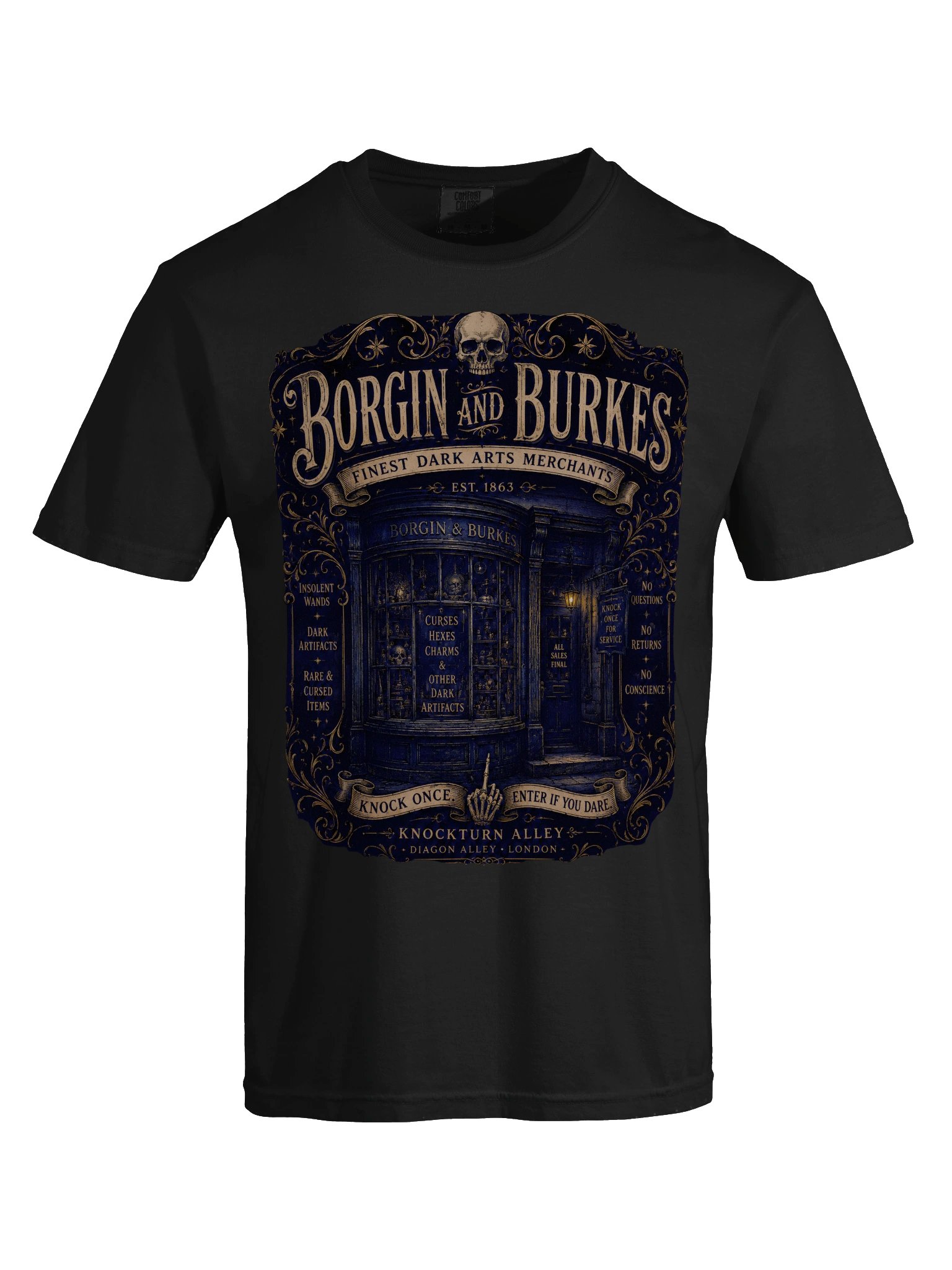Borgin & Burkes™ – Finest Dark Arts Merchants Vintage Graphic Tee product image (27)