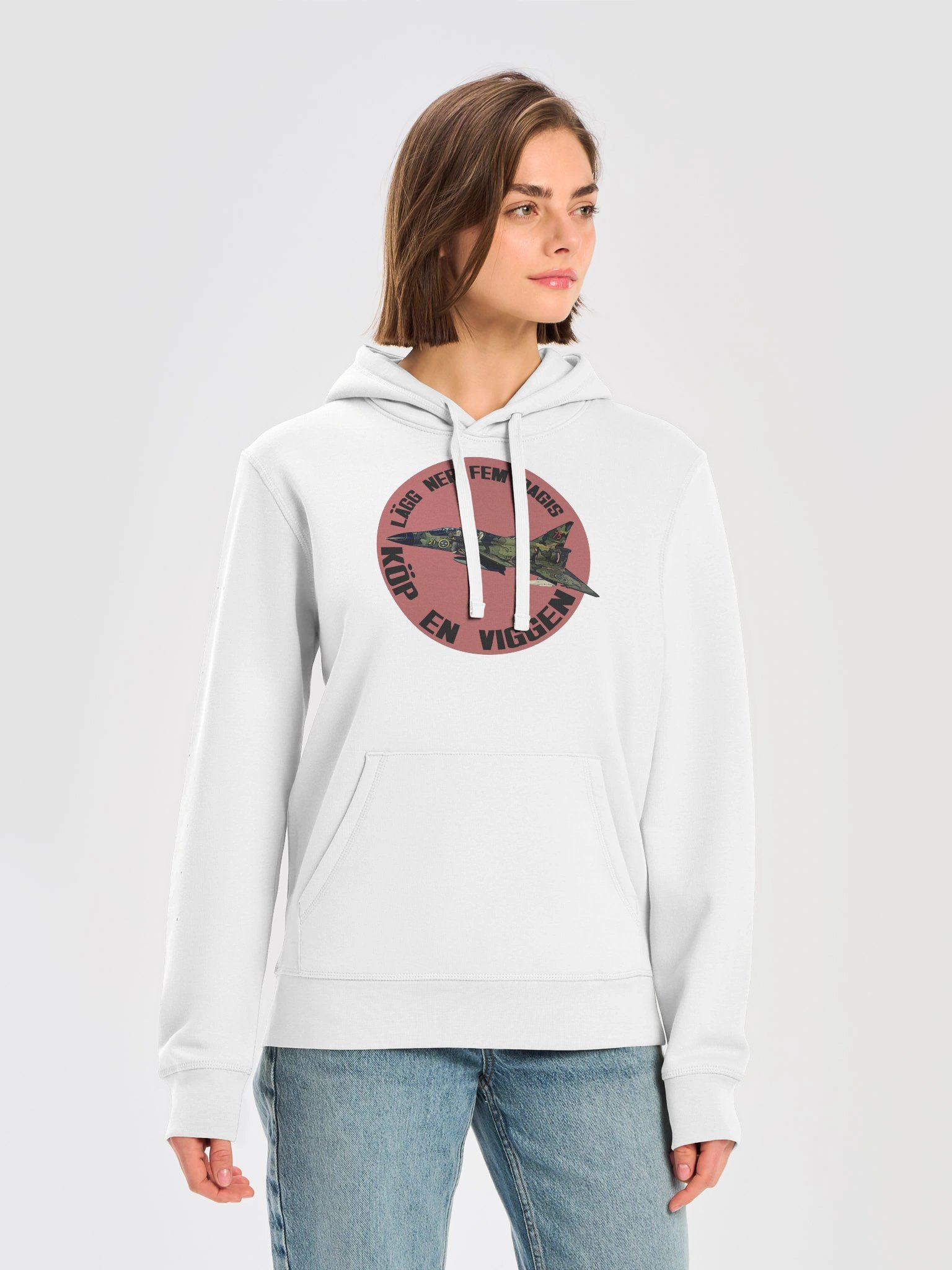 Lägg ner fem dagis - köp en Viggen (Organic Premium Hoodie) product image (29)