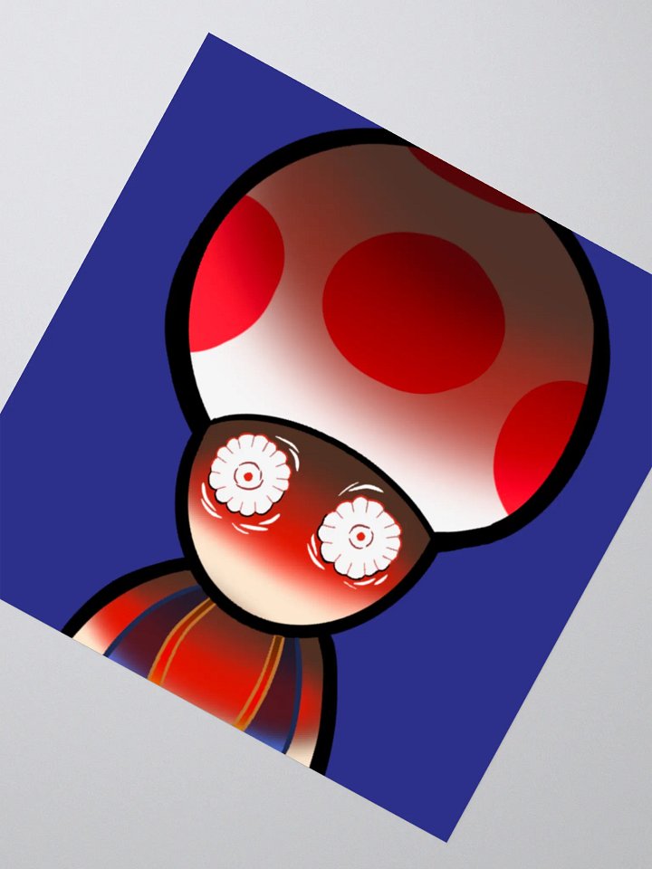 MARIOTHON TOAD STICKER product image (2)