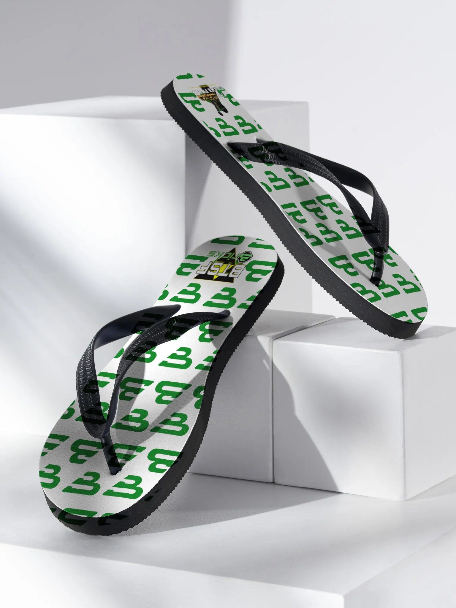 Galactic Green Flip-Flops product image (4)
