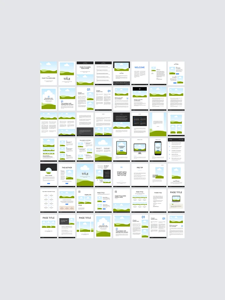 Ebook Templates Bundle | 50+ Editable Canva Pages for Workbooks, Guides & Lead Magnets product image (2)