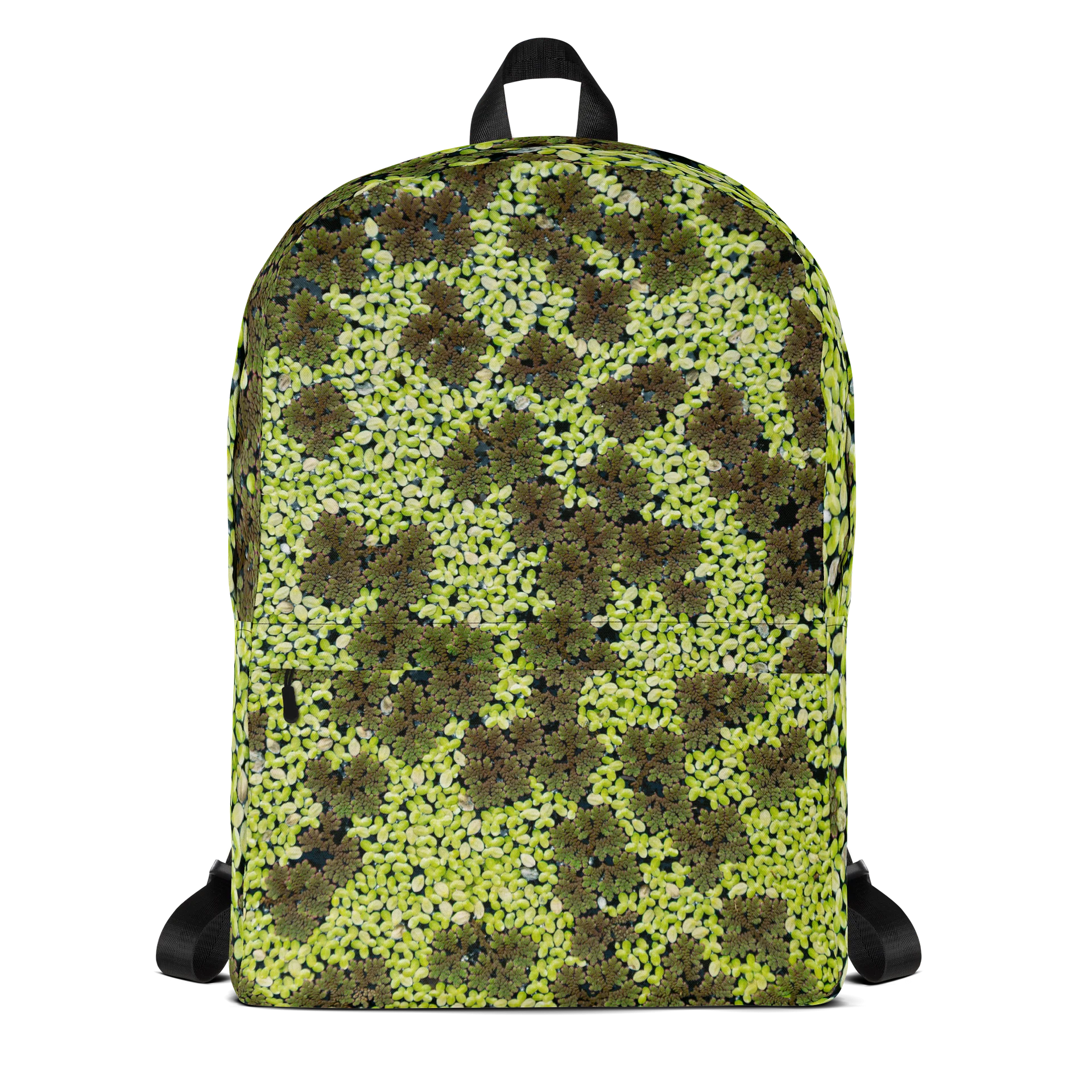 Verdant Life Light All-Over Print Emerald Botanical Commuter & Trail Backpack product image (1)