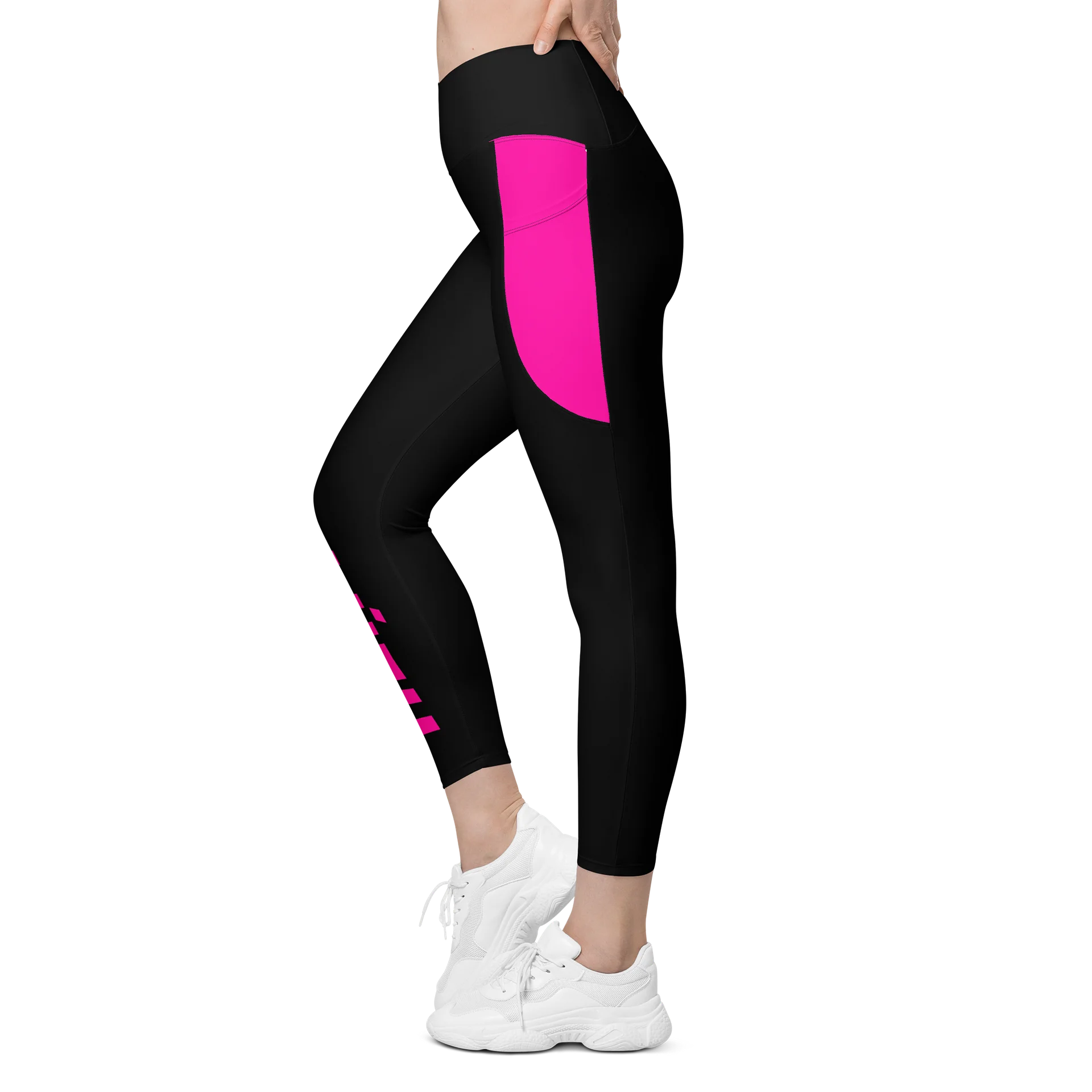 Lúth | Crossover Semi Compression Workout Leggings with Pockets & Sun protection product image (3)