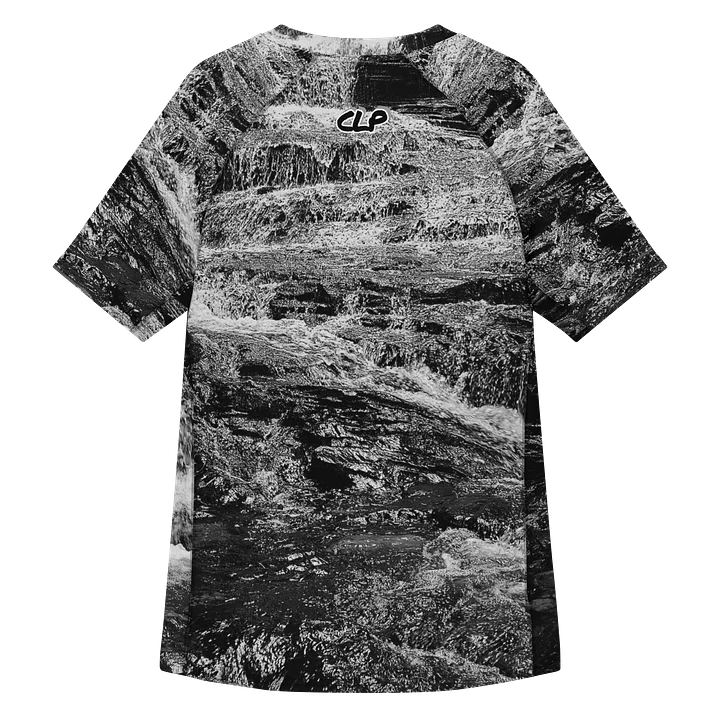 Cascades In Black Men's Short Sleeve Rash Guard product image (2)