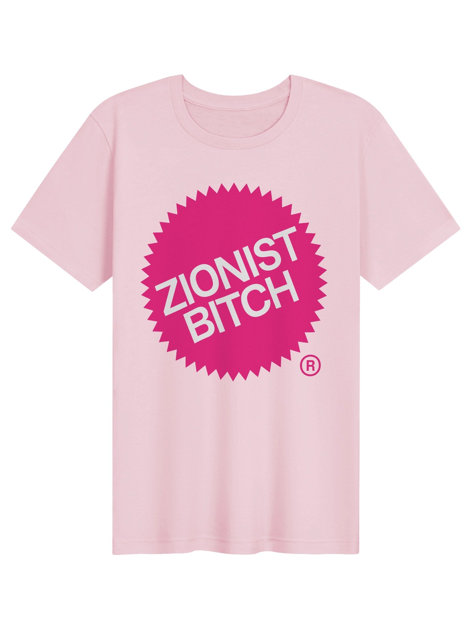 Zionist Bitch Label Tee (Pink) product image (1)