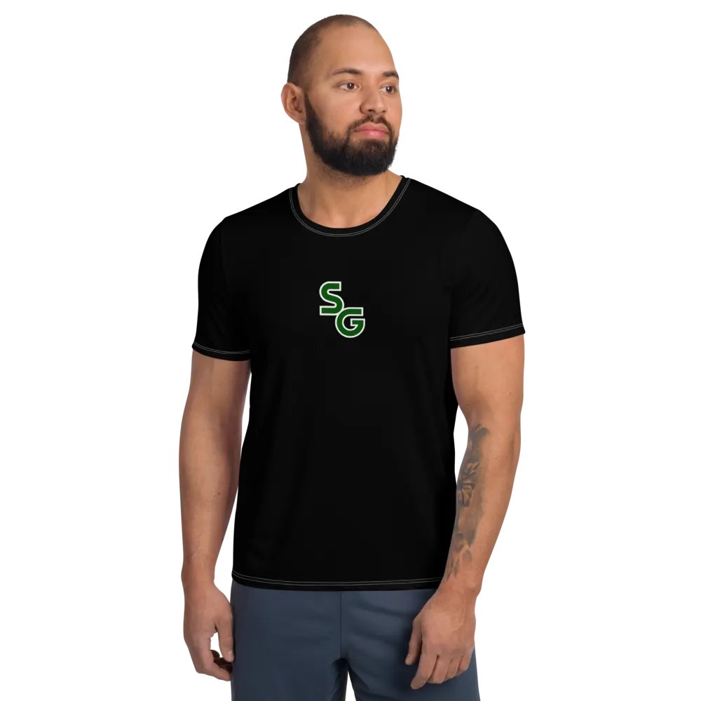 SG Forest Green Logo Black Athletic Tee product image (1)