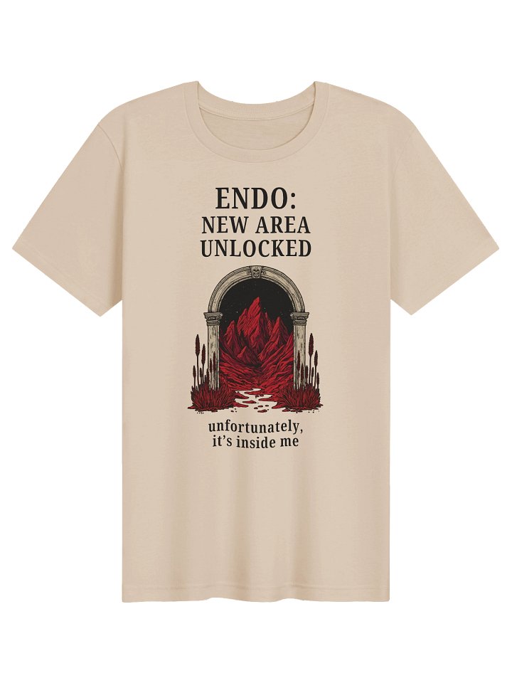 Endometriosis New Area Unlocked Shirt | Endo Awareness & Pelvic Pain Tee product image (1)