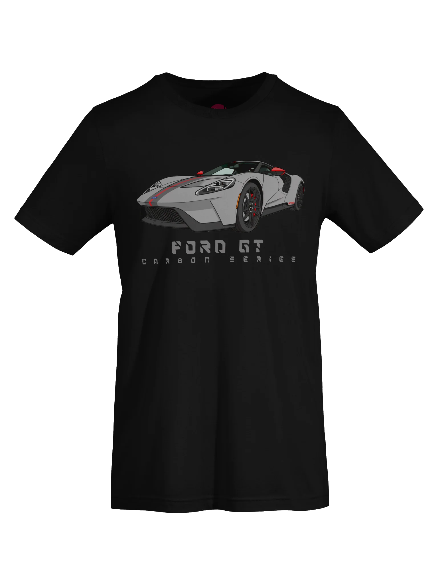 Grey Ford GT Carbon Series Shirt (Retro, Sketch, Silhouette) product image (61)