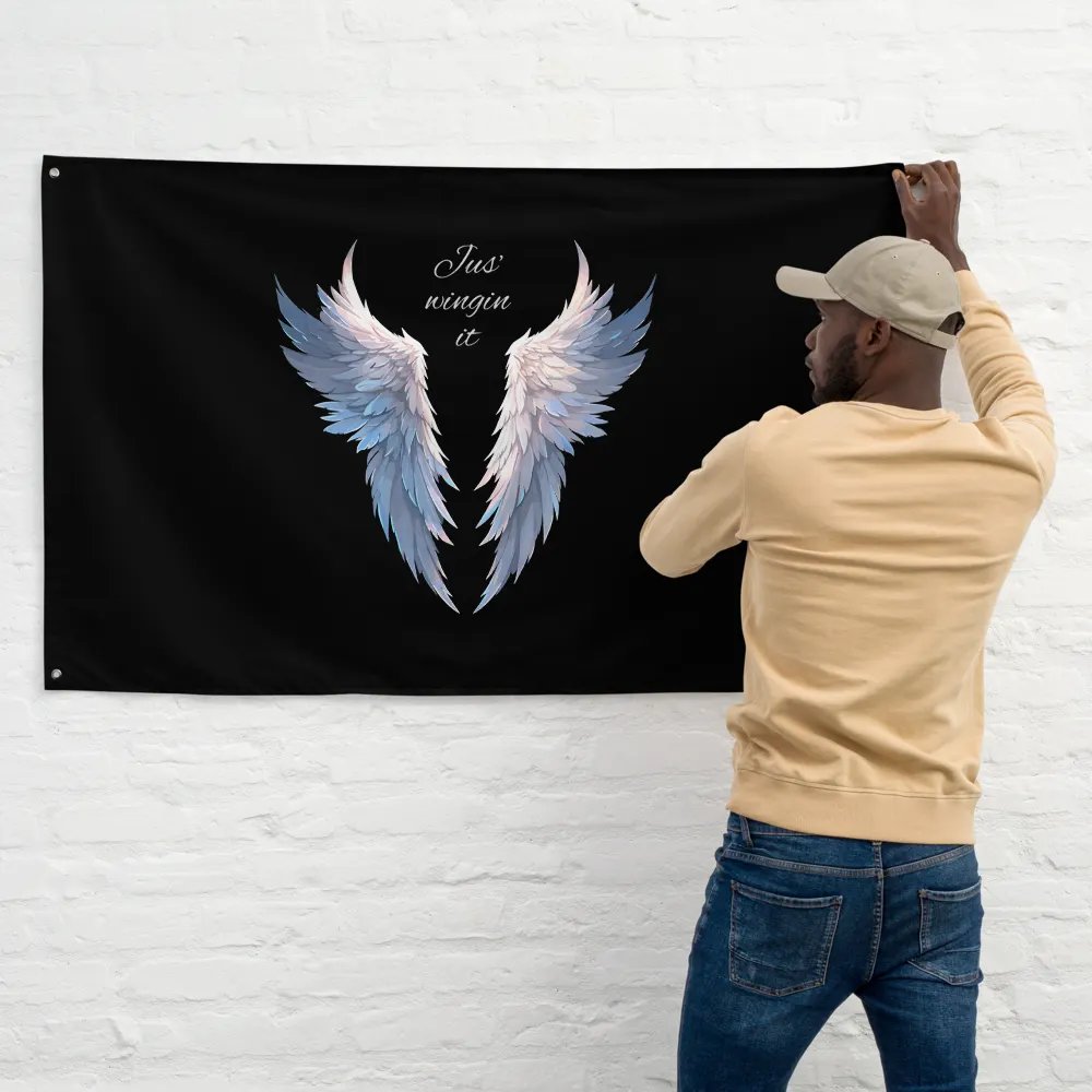 Divine Wings All-Over Print Flag product image (11)