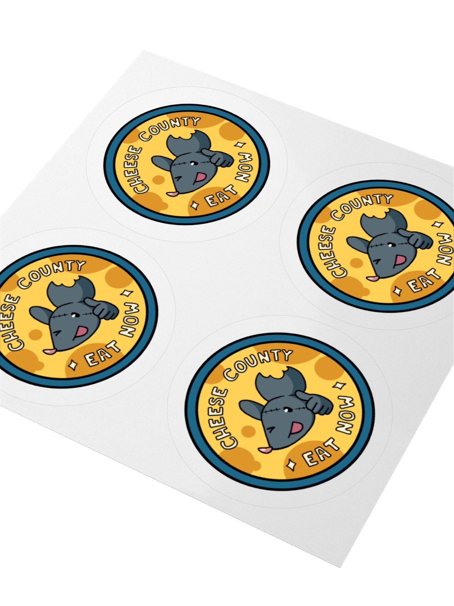 Cheese County Sticker (x4) product image (9)