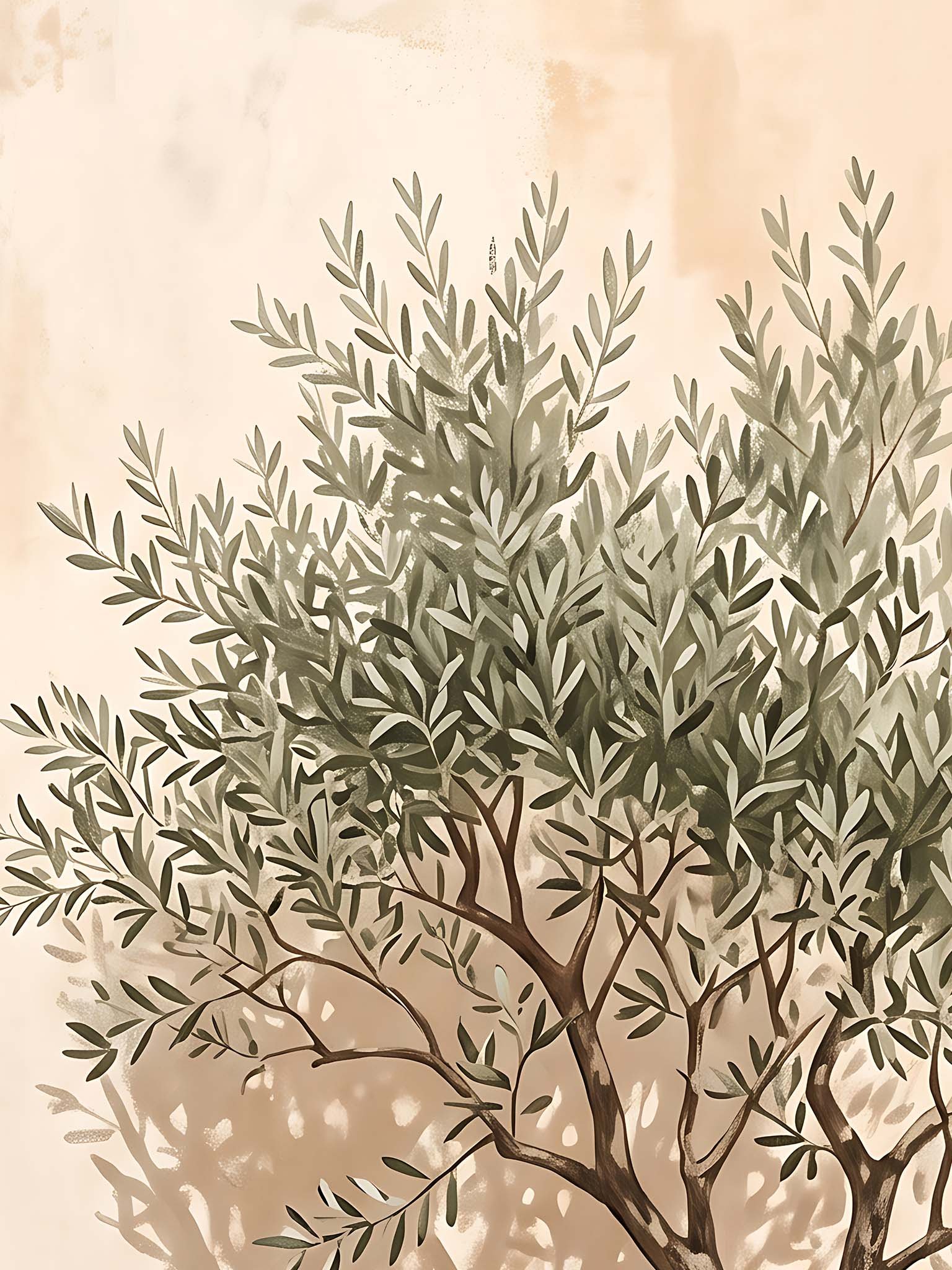 Quiet Courtyard - Mediterranean Modern Wall Art product image (76)