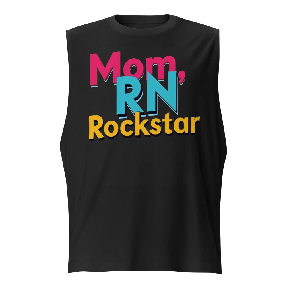 Mom, RN Rockstar Muscle Tank product image (1)