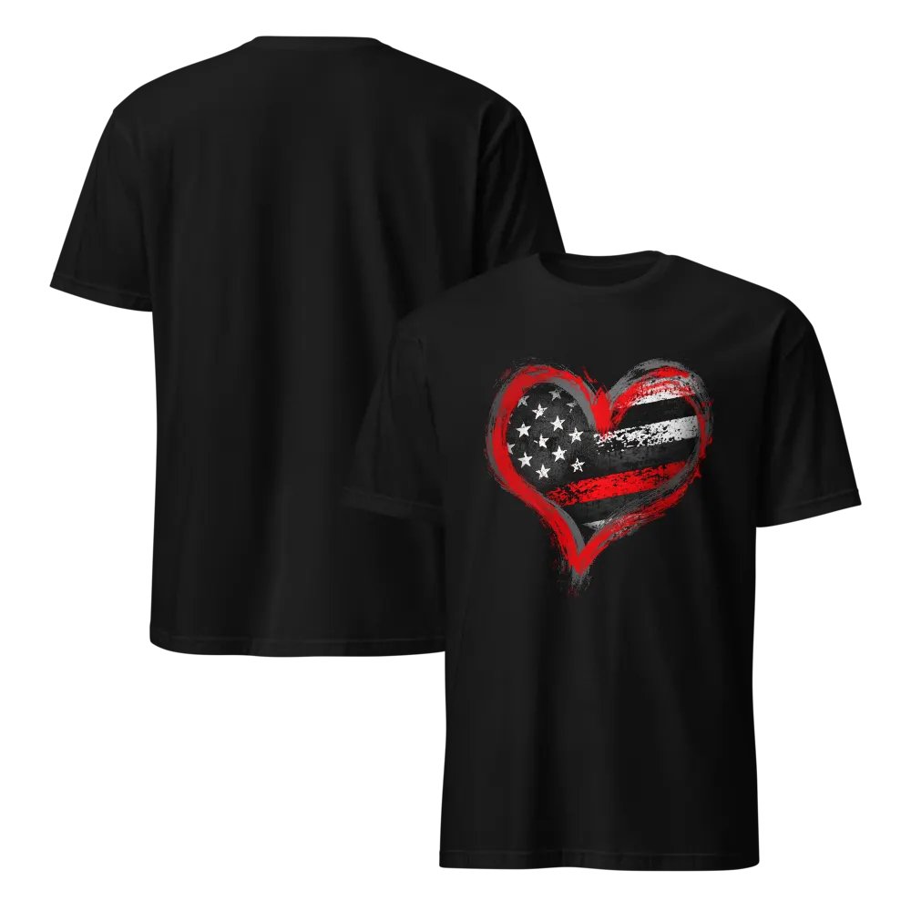 Thin Red Line Heart product image (9)