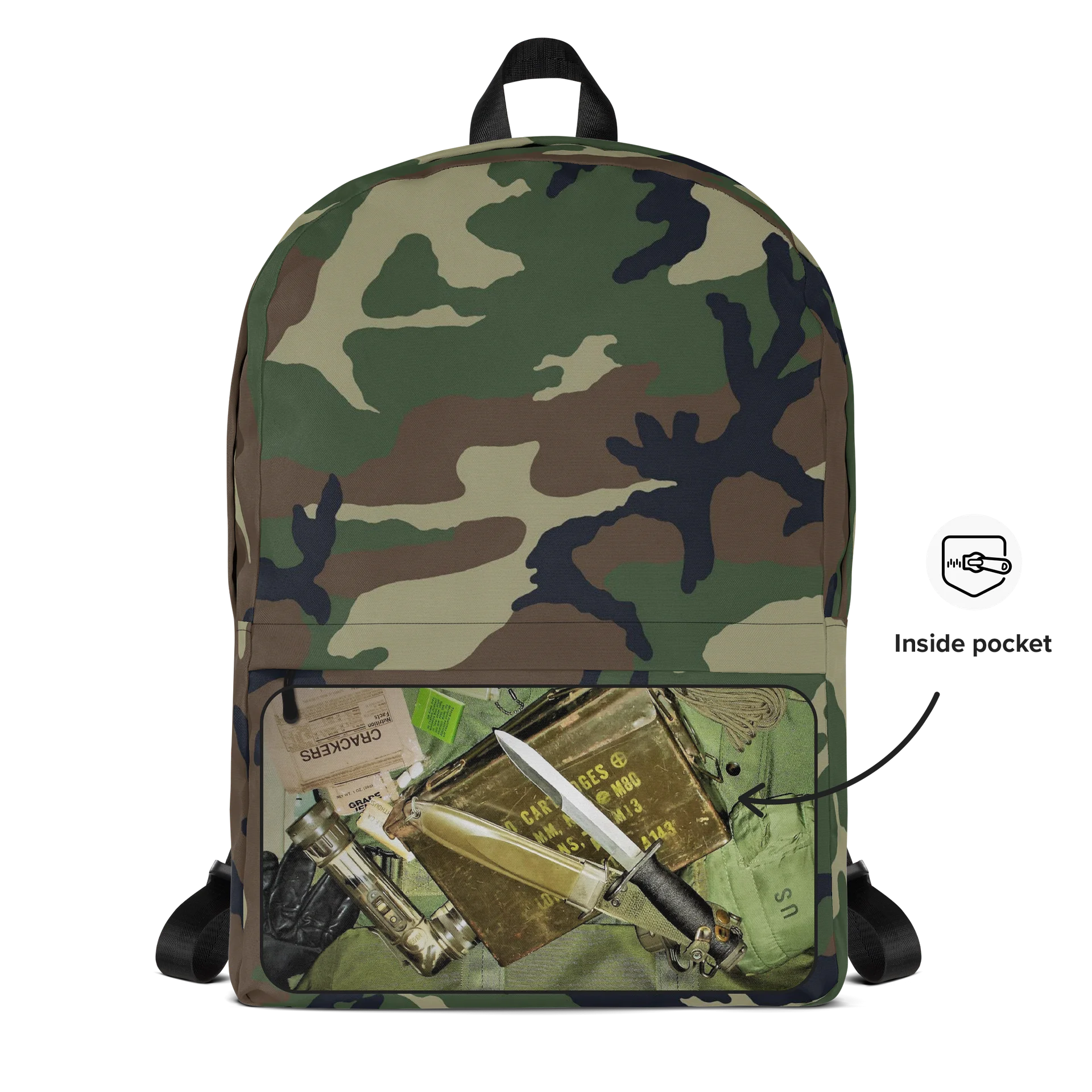 "CIF" Stealthy Camo Commuter Backpack product image (3)