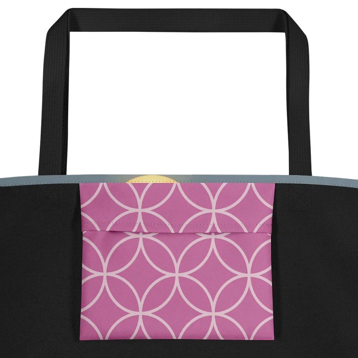 Large Tote Bag w/ Pocket-Coffee, Cuddles & Chemistry product image (2)