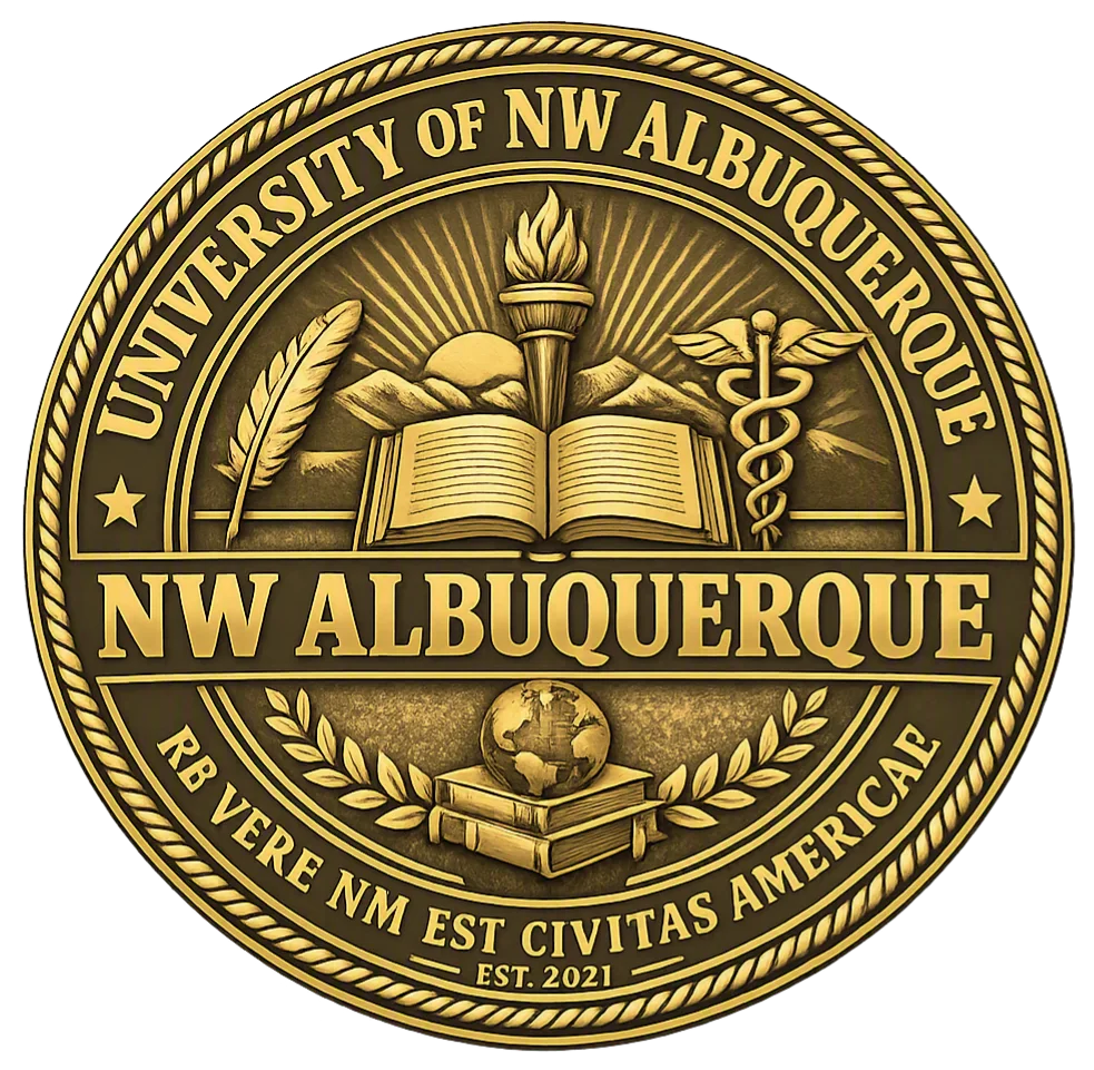 University of NW Albuquerque degree parchment product image (3)