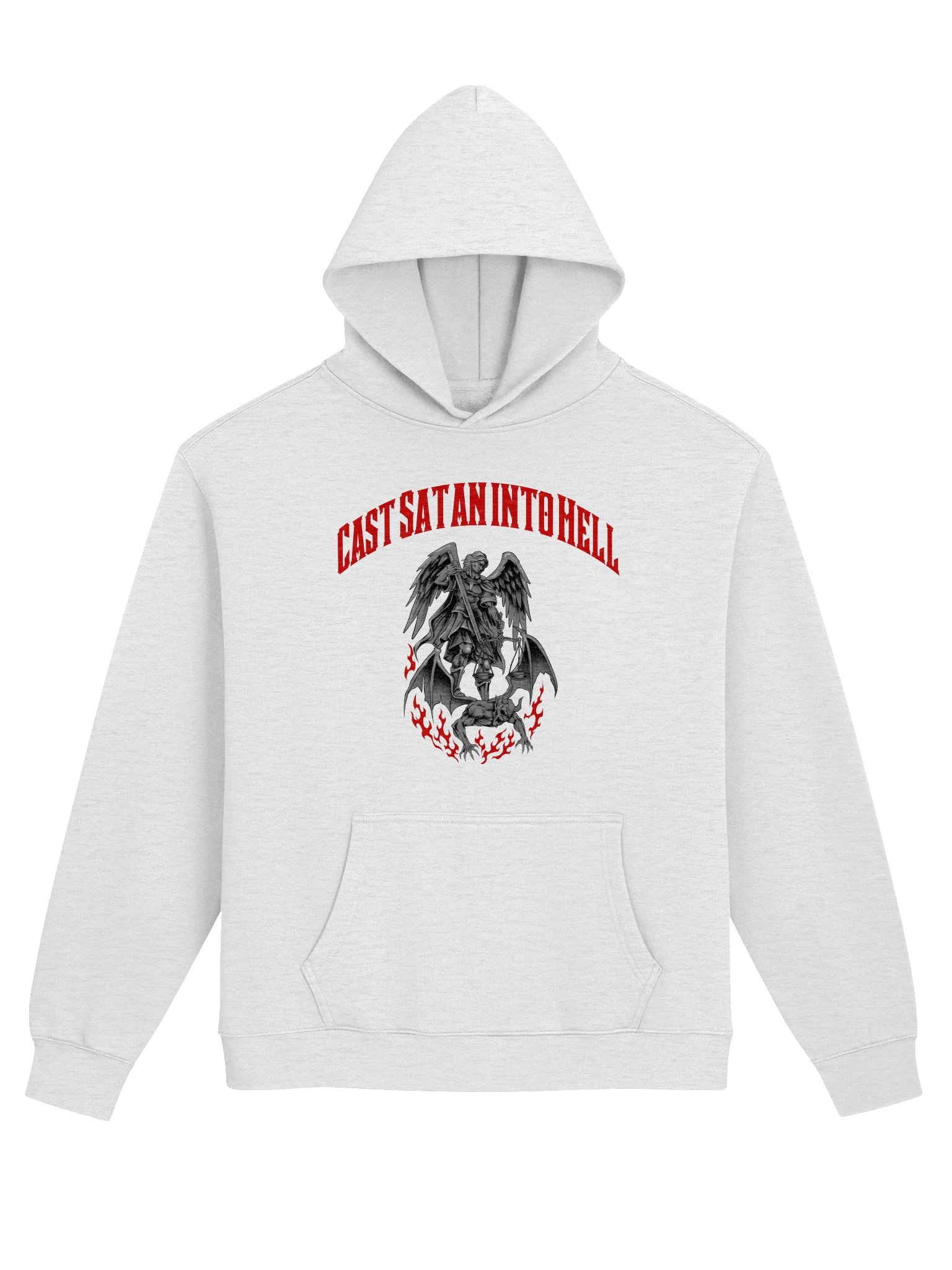 Cast Satan into Hell Metacore Saint Michael NEW - Oversized Hoodie Front product image (57)