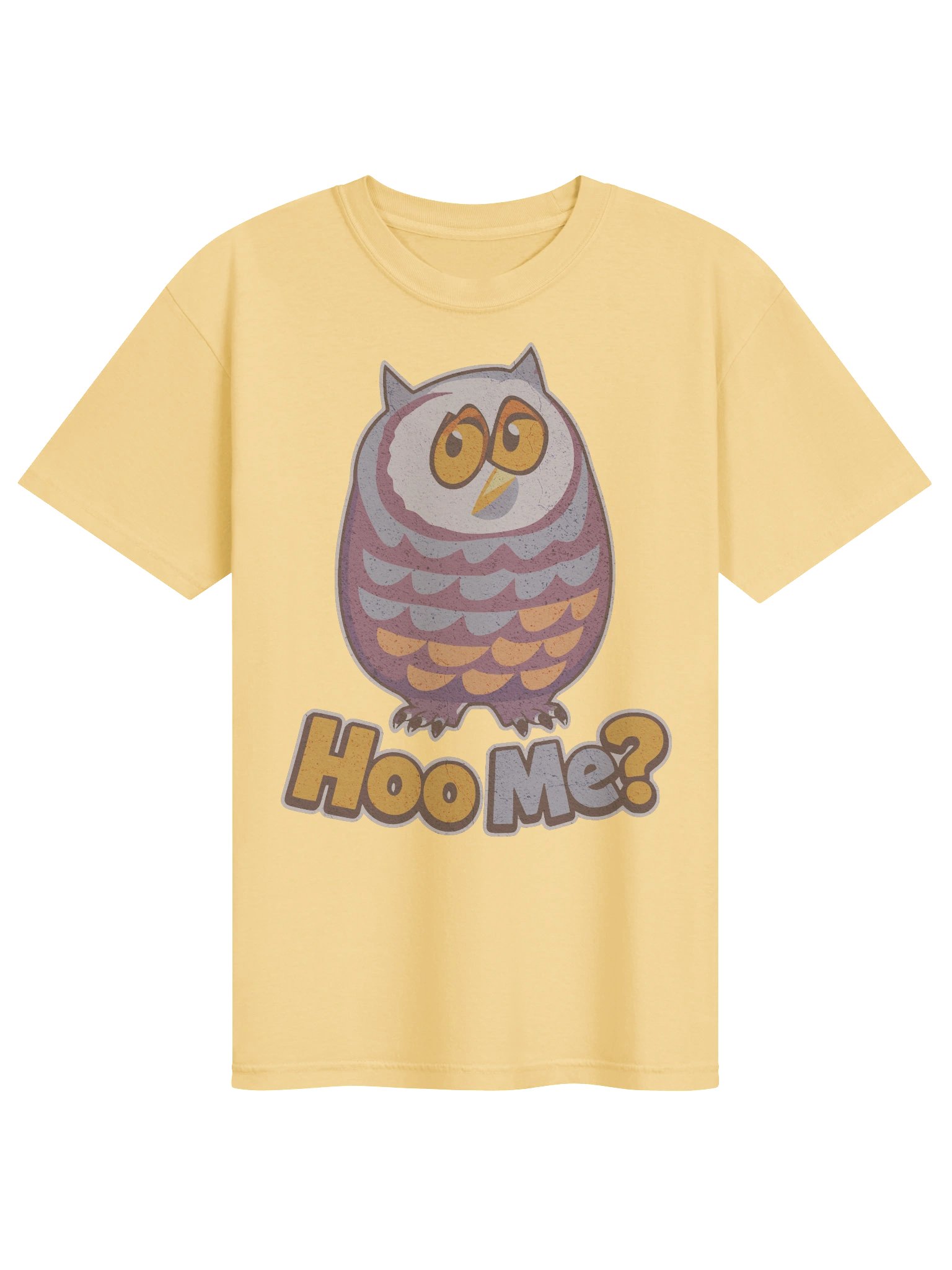 Hoo Me Owl Comfort Colors T-Shirt – Funny Cute Graphic Tee product image (4)