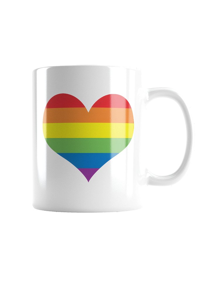 Rainbow Heart Mug Cup product image (6)