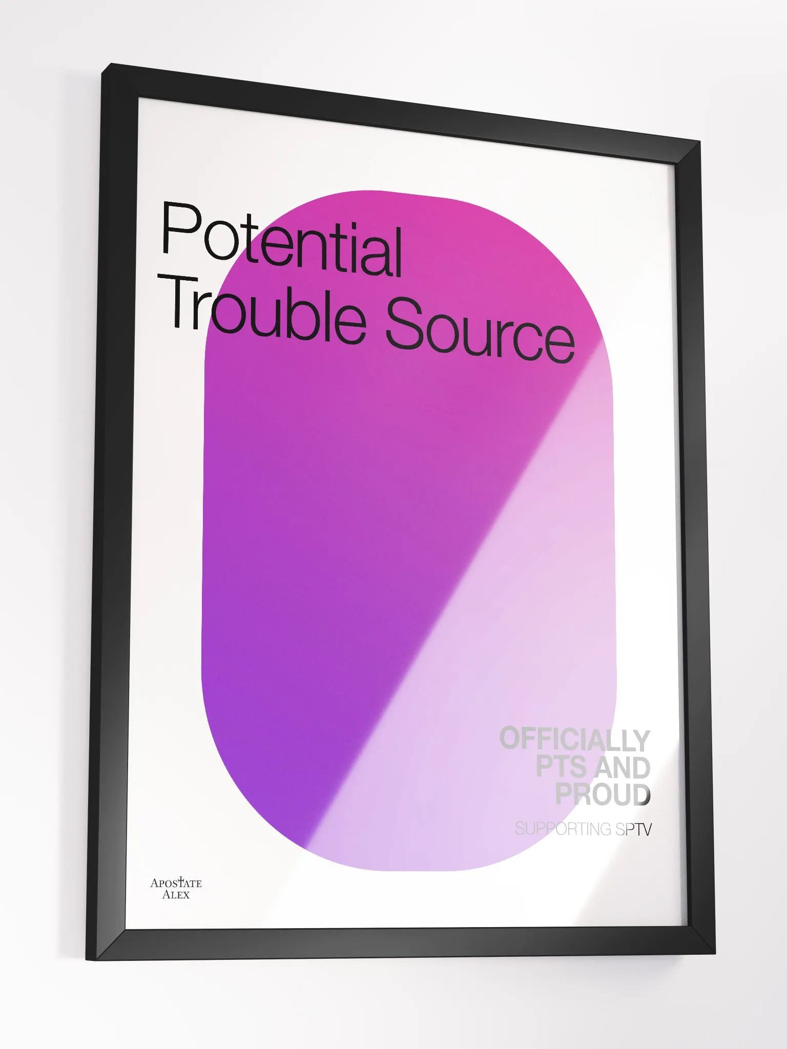 Potential Trouble Source [SUNSET] Framed Poster product image (3)