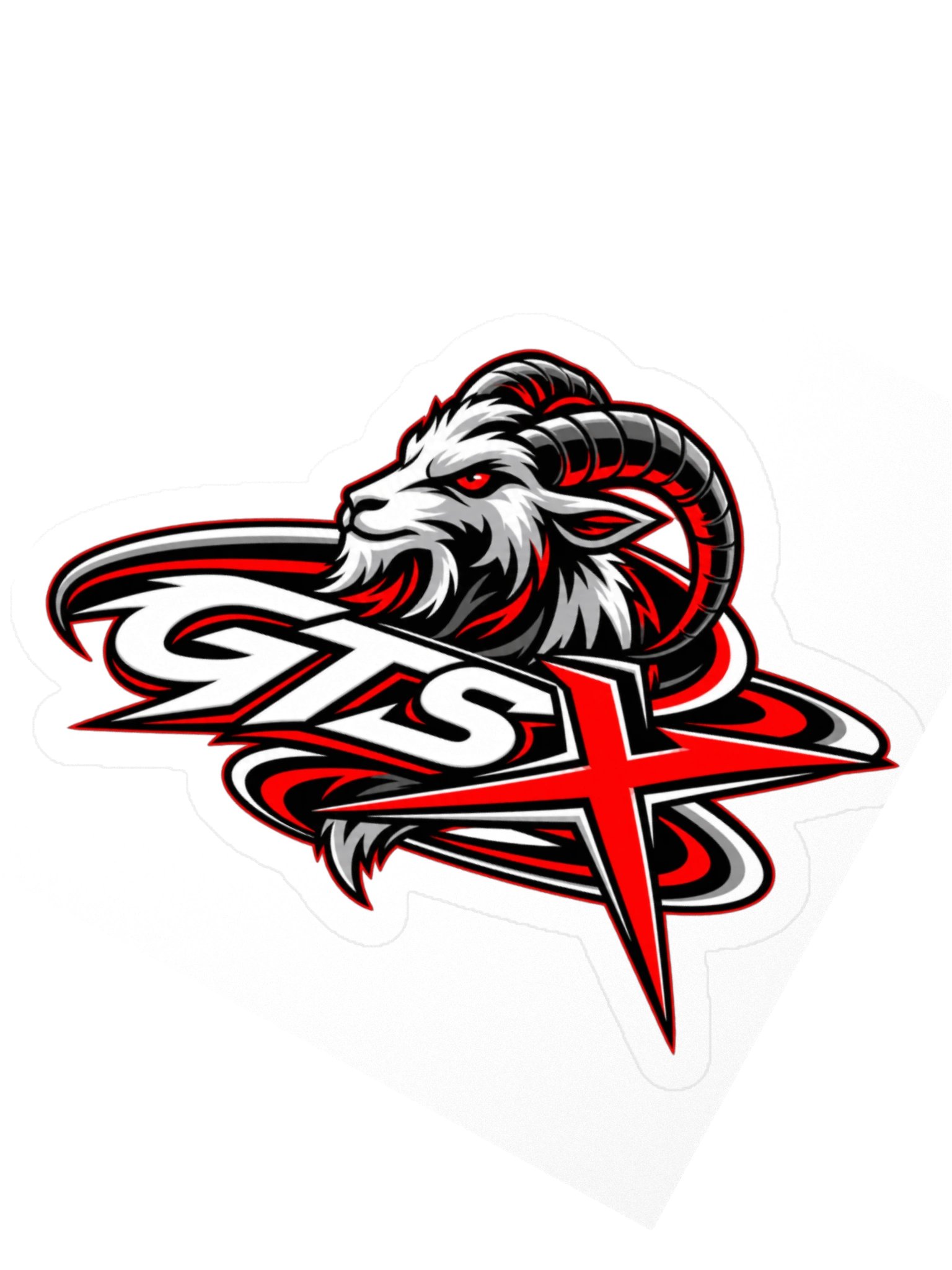 GTSX Goat Head Logo Kiss Cut Sticker product image (5)