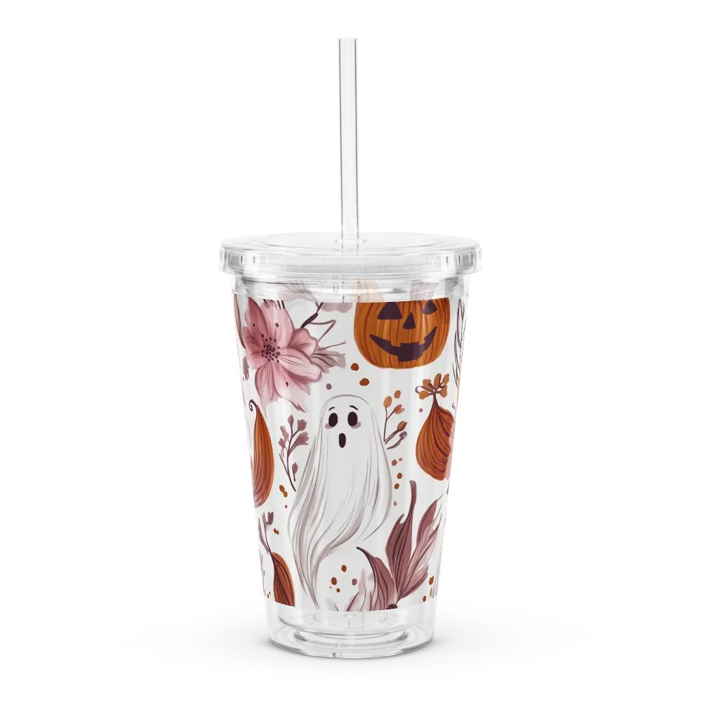 Ghosts and Jack-o'-lanterns Double Wall Tumbler product image (1)