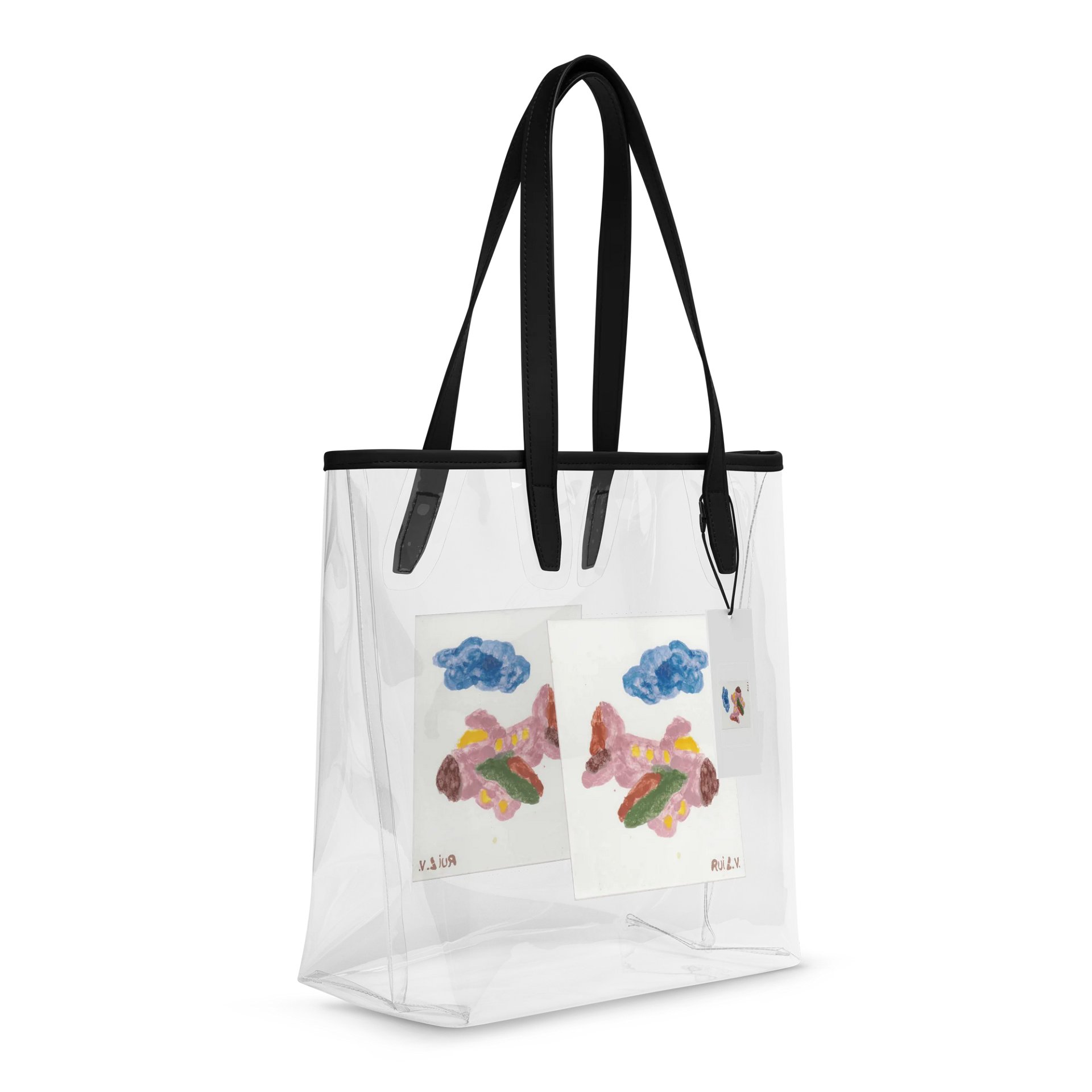 Kid Airplane (Clear Tote Bag) product image (6)