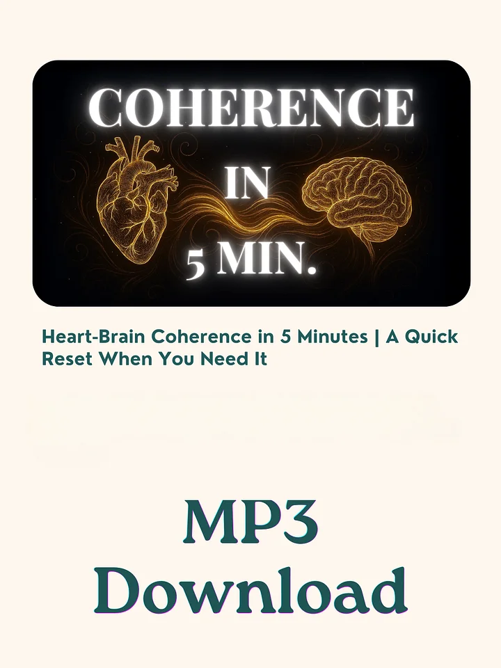 Free 5-Minute Heart Coherence Meditation (MP3 Download) product image (1)