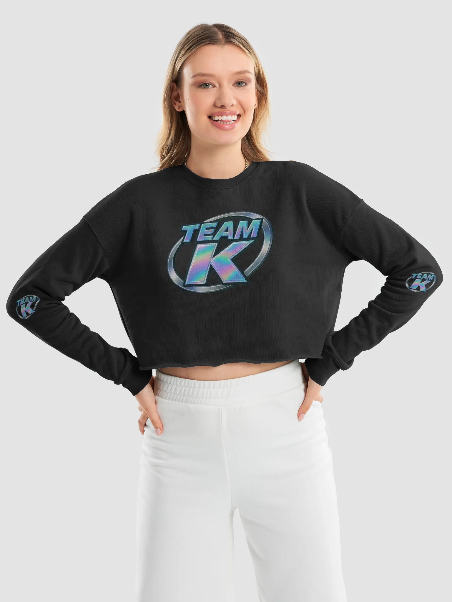 Team K 2000's Crop Sweatshirt product image (9)