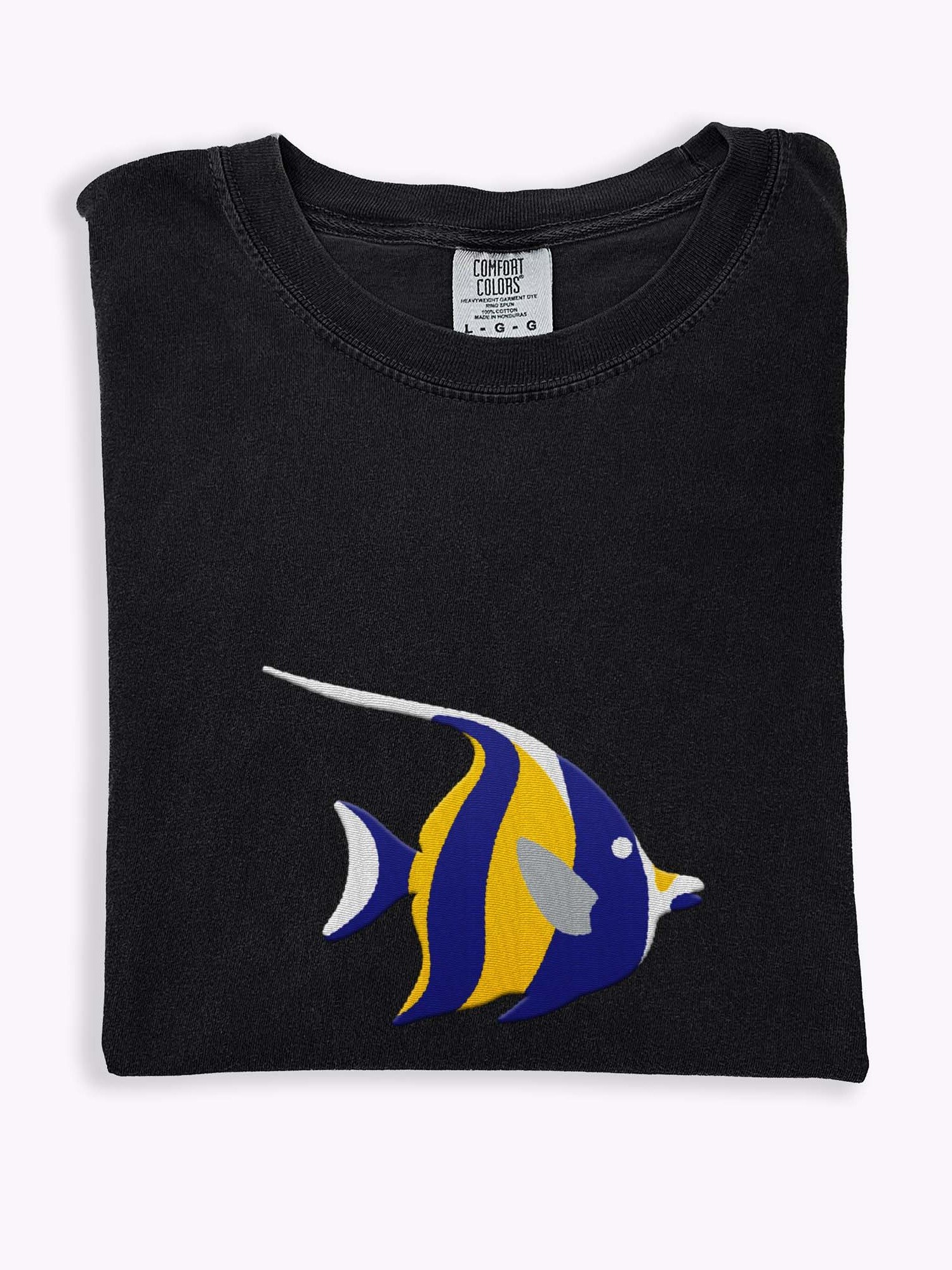 Moorish Idol(Version 2) Premium T-Shirt (Embroidered) for Reef and Marine Aquarium Lovers product image (1)