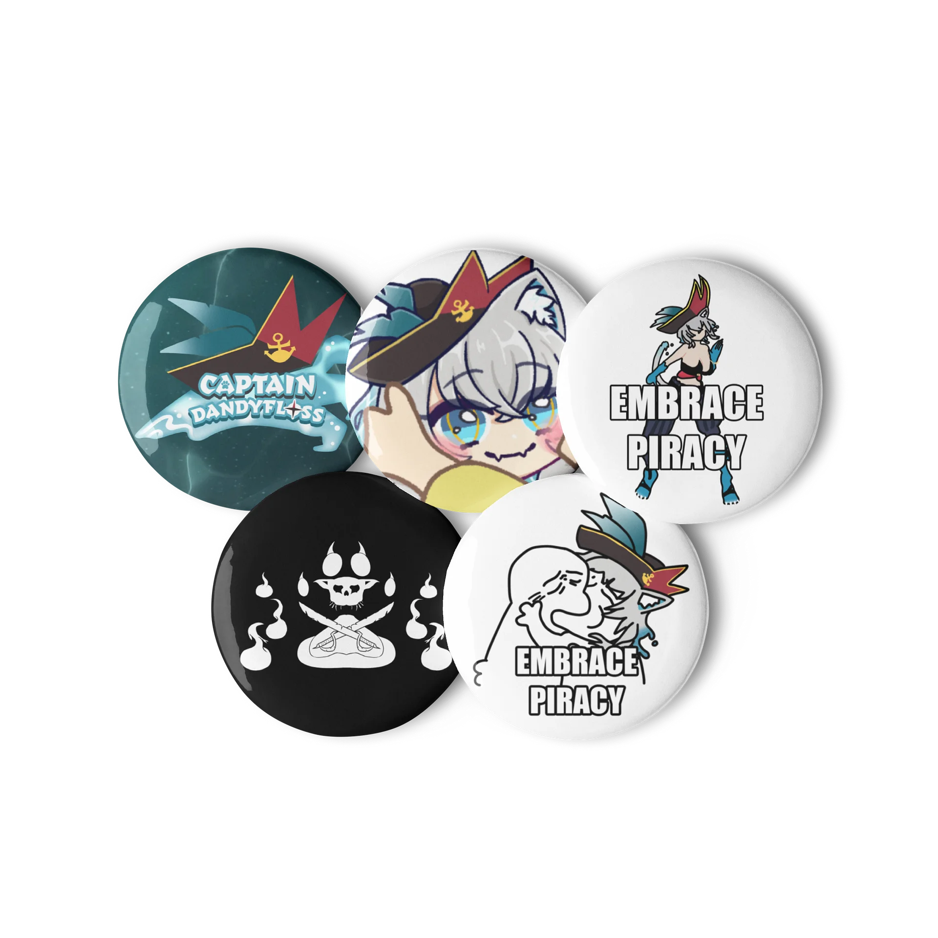 Embrace Piracy Badges product image (3)
