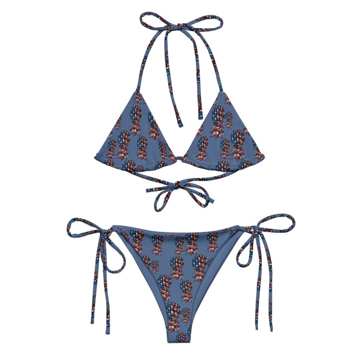 American Flag Upside-Down Pineapple Bikini product image (1)