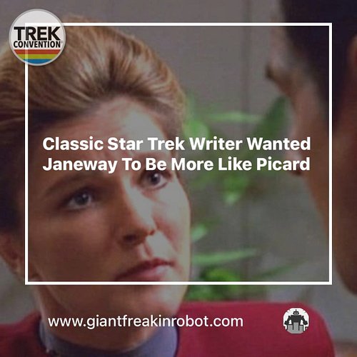 Classic Star Trek Writer Wanted Janeway To Be More Like Picard 
https://trkcon.in/st-voy 

#StarTrekVoyager #Voyager #Janeway...