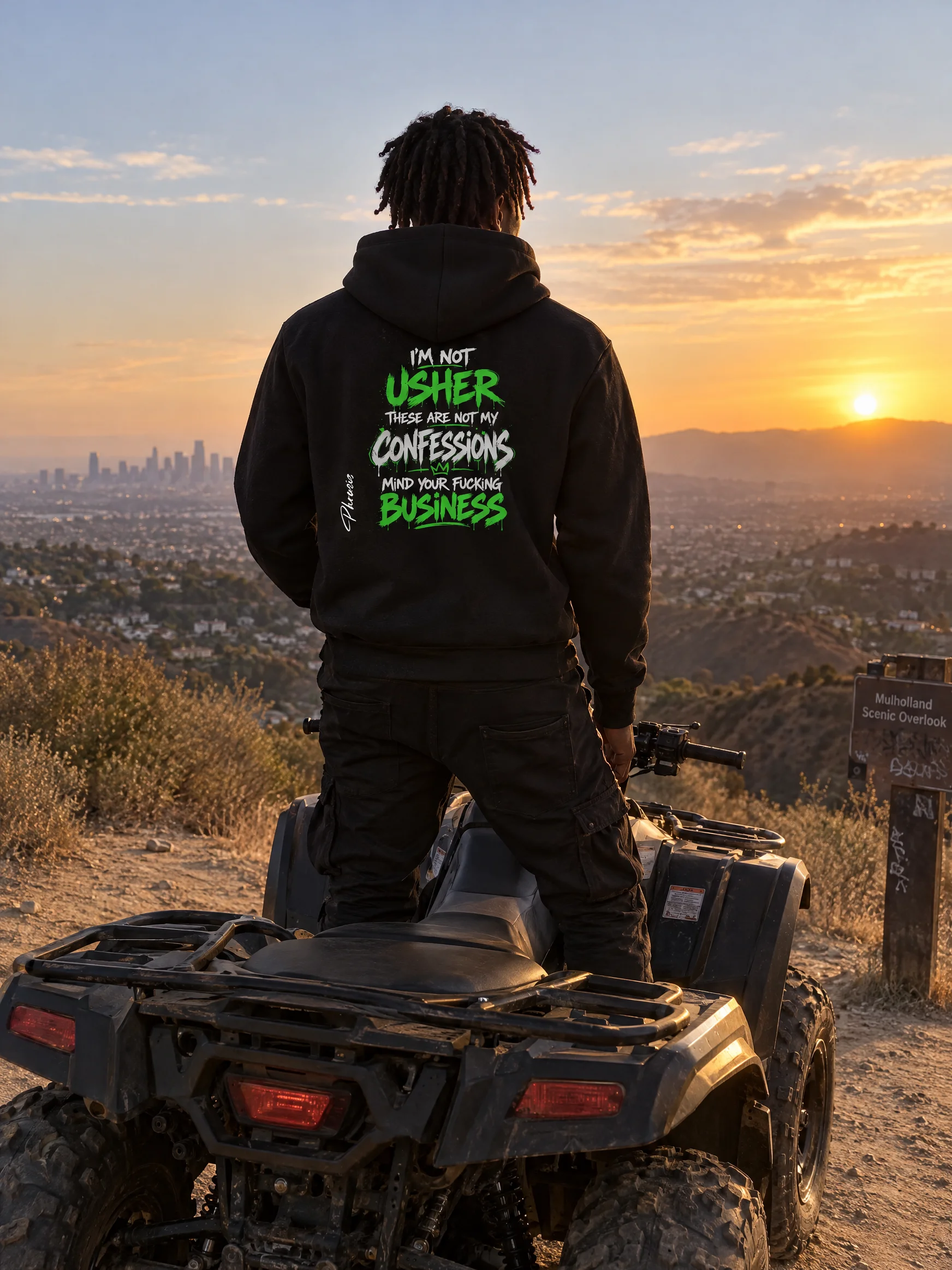Usher - Confessions - Hoodie — Black, photo 7