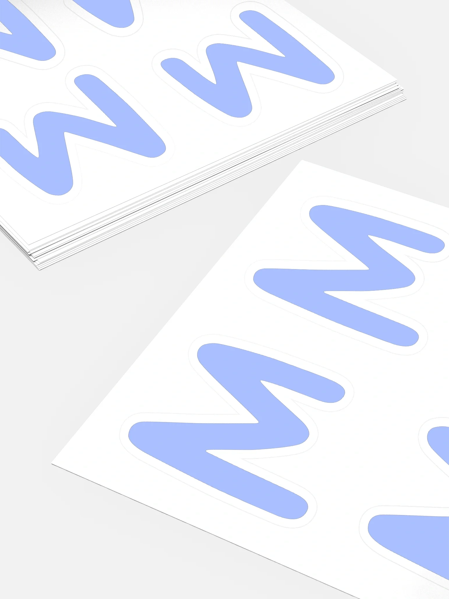 MUYE LOGO STICKERS - BABY BLUE product image (5)