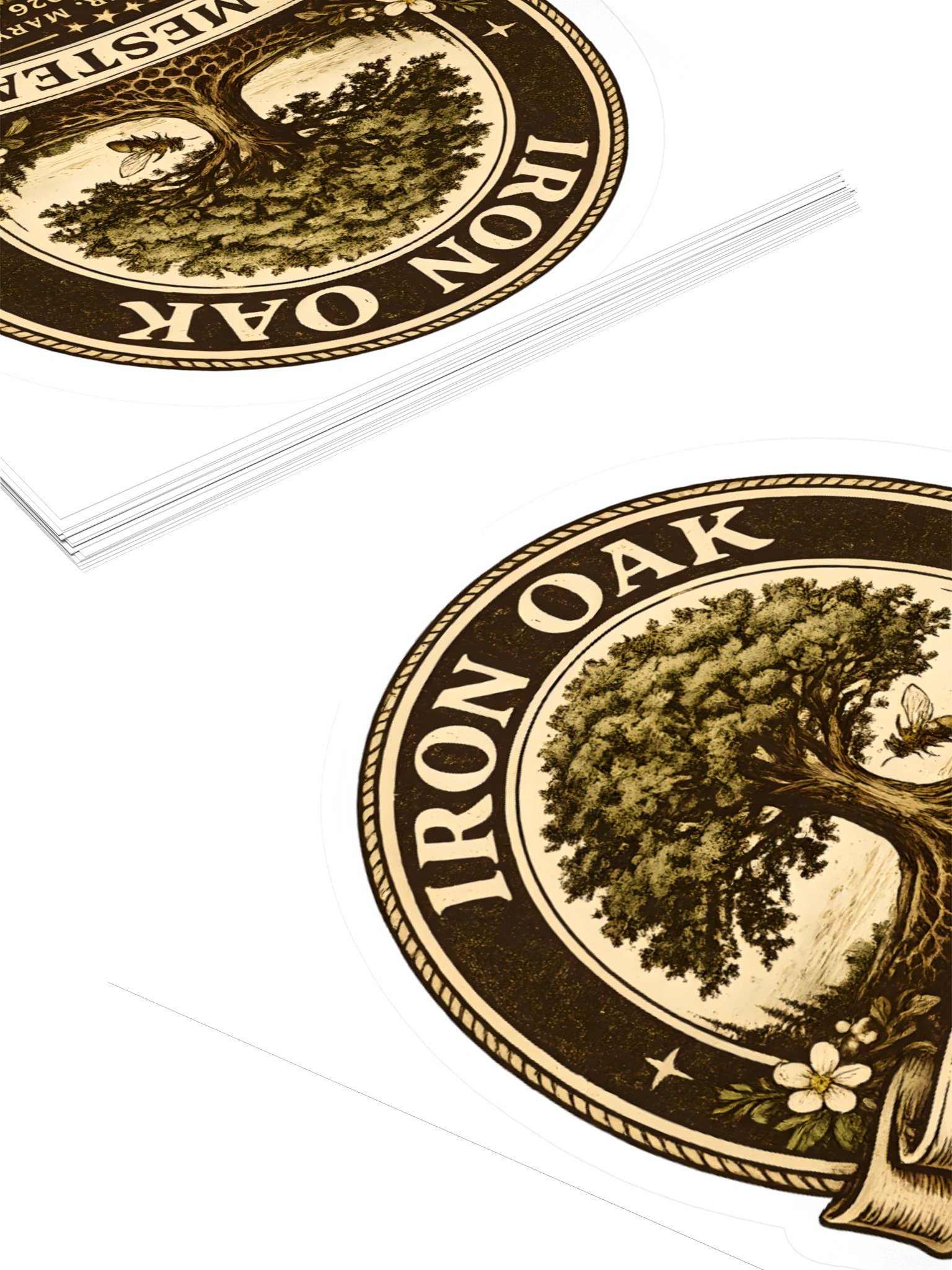 Vintage Logo Sticker product image (4)