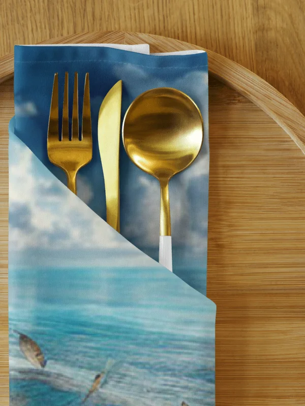 Underwater Wonderland Cloth Napkin Set | AI Design product image (1)